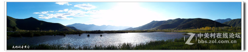 华为荣耀6plus全景模式拍泸沽湖