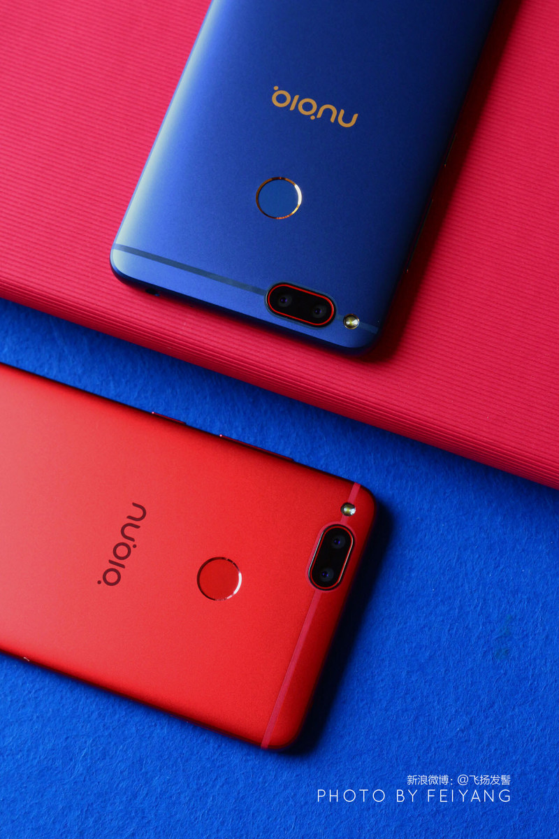 红蓝CP配，双摄轻旗舰努比亚Z17mini图赏