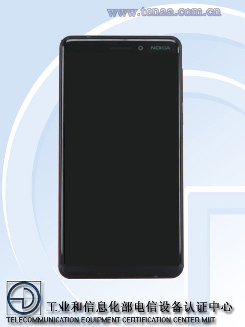 诺基亚6（2018）真机图片现身工信部：全面屏，后置指纹识别