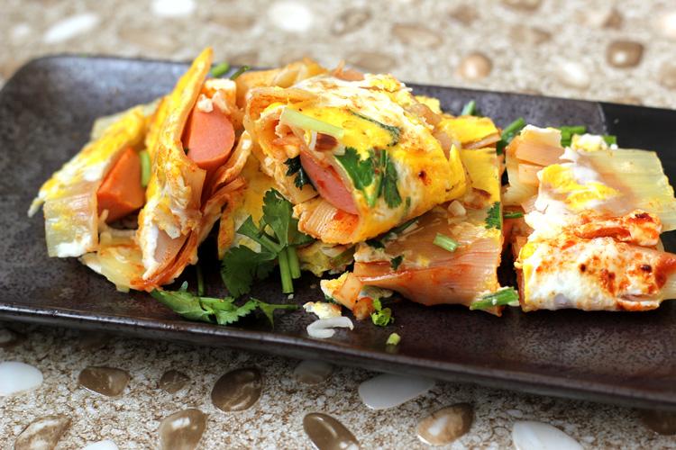 【流不尽的口水】东北烤冷面，喷喷香