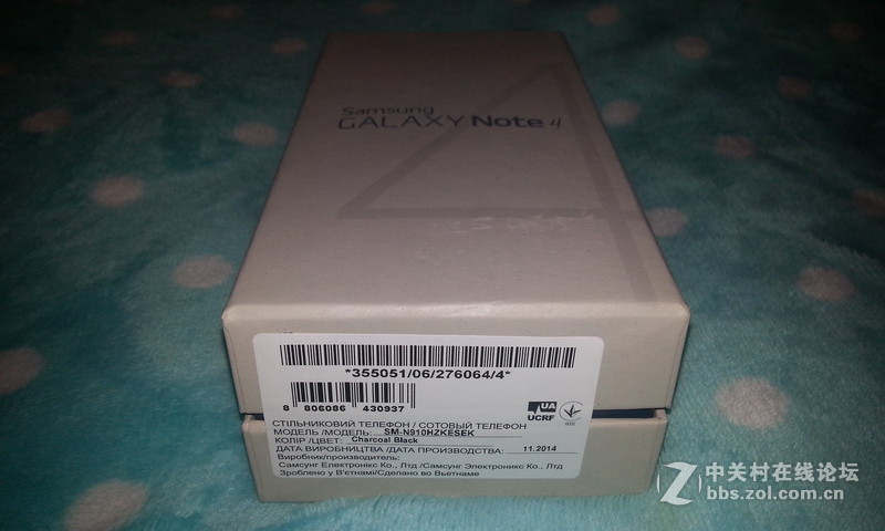 欧洲行货的星空体育平台Note4（N910h）晒机