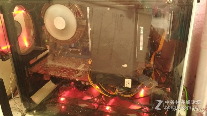 上次的自制的 机箱 整改