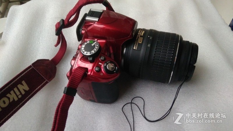尼康D3100单反相机 红色限量版  带原装18-55防抖镜头 成色新配件齐全