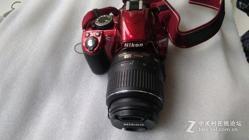 尼康D3100单反相机 红色限量版  带原装18-55防抖镜头 成色新配件齐全
