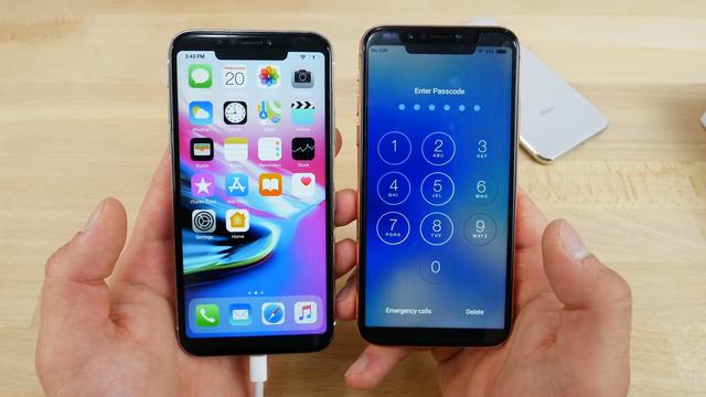山寨iPhoneX对比：价格差四百但功能差距这么大