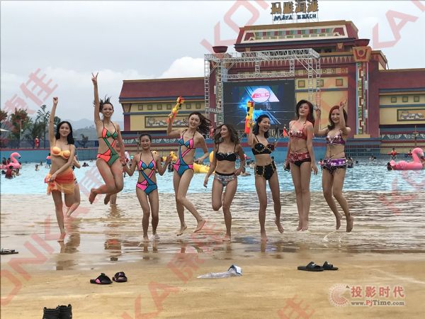 康佳商显产品为证玛雅水公园添彩
