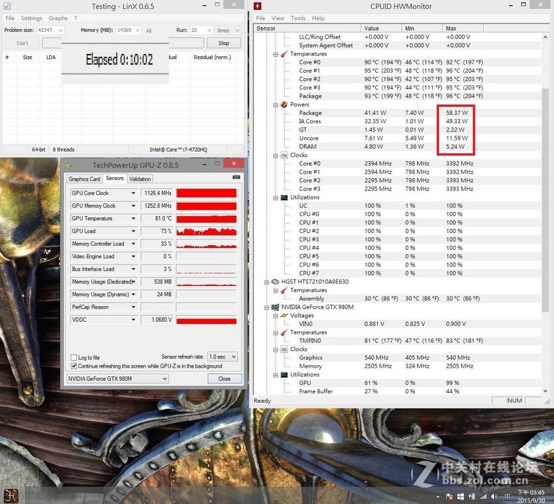 GIGABYTE P37X烧机分享与Smart update介绍
