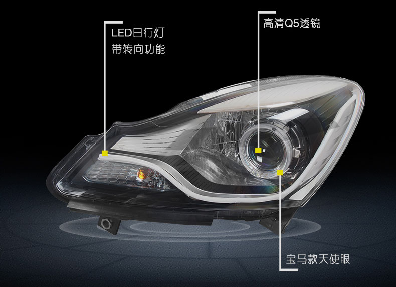 长安新奔奔大灯总成改装方案参考