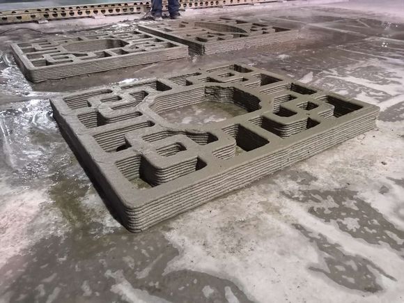 一种新科技实现传统花窗------太空灰3D打印建筑