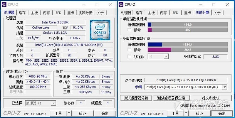 神U继任者，8350k配1080ti