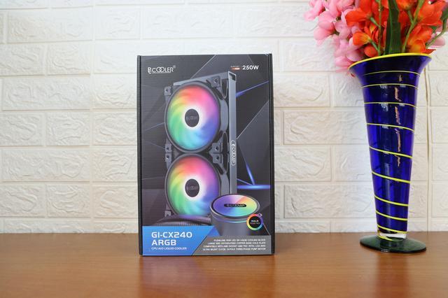 360度可旋转水冷头  全面屏ARGB灯效 超频三凌镜GI-CX240ARGB水冷测评体验