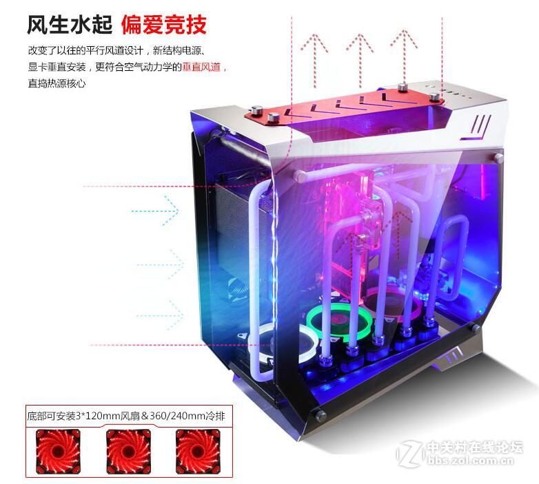 奇妙的垂直安装结构，金河田银狐机箱的魅力