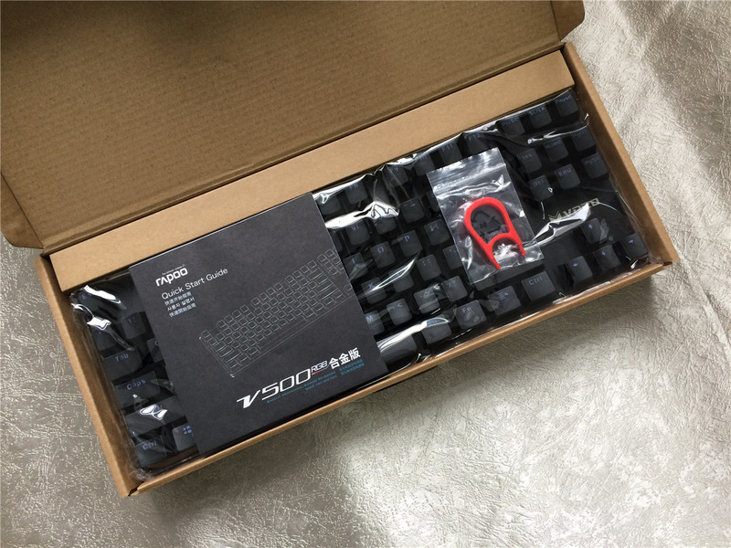 【温柔】又一高性价比力作，雷柏v500RGB合金版机械键盘评测