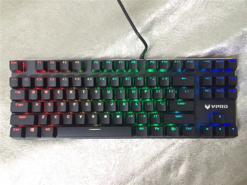 【温柔】又一高性价比力作，雷柏v500RGB合金版机械键盘评测