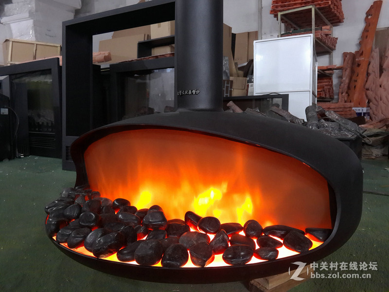悬挂式壁炉 悬吊伏羲创意电壁炉