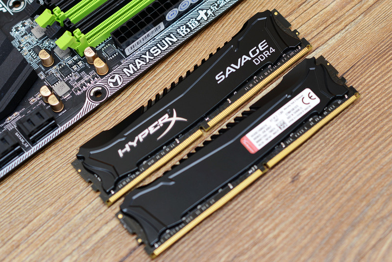 如愿以偿，金士顿DDR4对条、铭瑄Z170和金河田超越II攒机