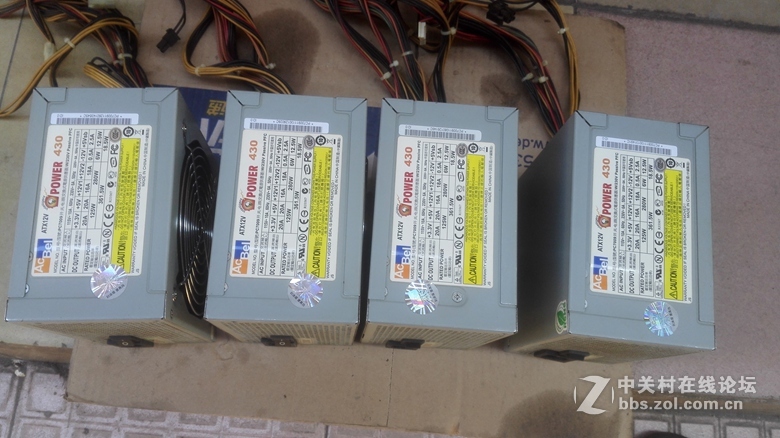 45元/个出成色爆新静音的康舒IP430 额定380W 带24PIN CPU供电4+4PIN 显卡供电6+2PI