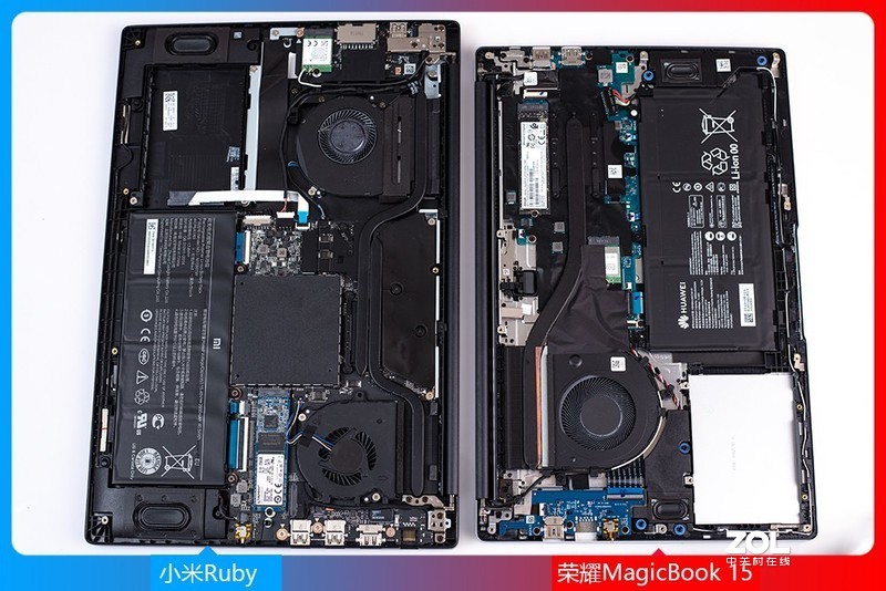 荣耀 MagicBook15锐龙版 小米 Ruby笔记本深入对比