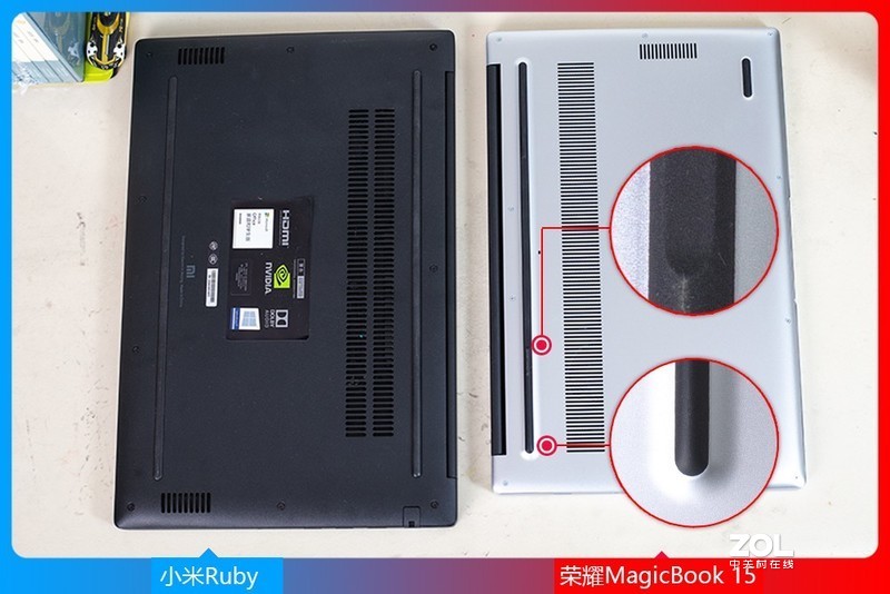 荣耀 MagicBook15锐龙版 小米 Ruby笔记本深入对比