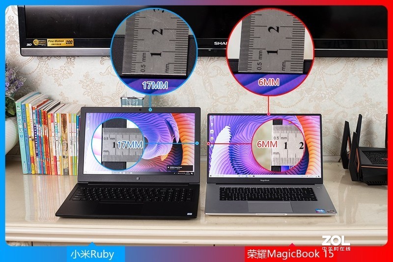 荣耀 MagicBook15锐龙版 小米 Ruby笔记本深入对比