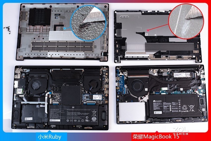 荣耀 MagicBook15锐龙版 小米 Ruby笔记本深入对比