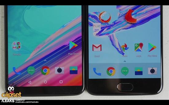 妹子上手一加5T全面屏真机，对比前作一加5