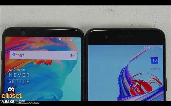 妹子上手一加5T全面屏真机，对比前作一加5