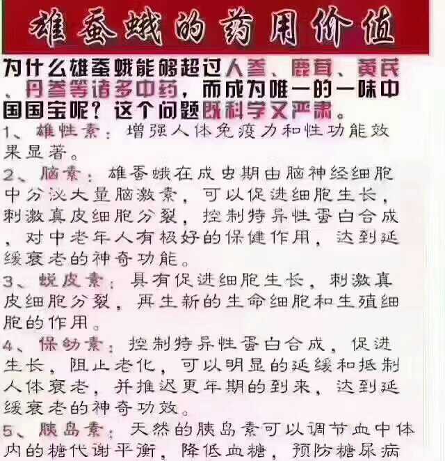 东北特产，野生雄蚕蛾，纯天然绿色食疗，药食同源佳品，