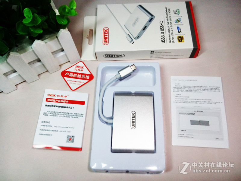 小接口大玩法——优越者Type-C多功能影音转换器Y-9103SL