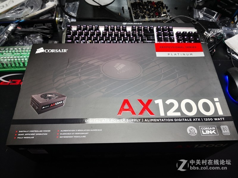 海盗船AX1200i 开箱 + 华硕猛禽2080Ti 深度拆解