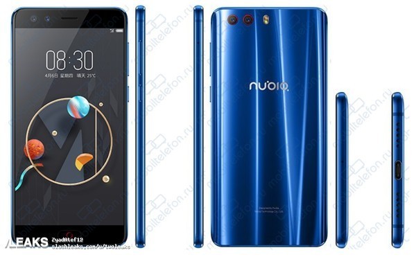 努比亚Z17S高清渲染图曝光 无边框惊艳