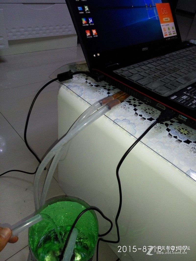 【ge60散热改造】GE60终极水冷改造+furmark、aida64温度测试