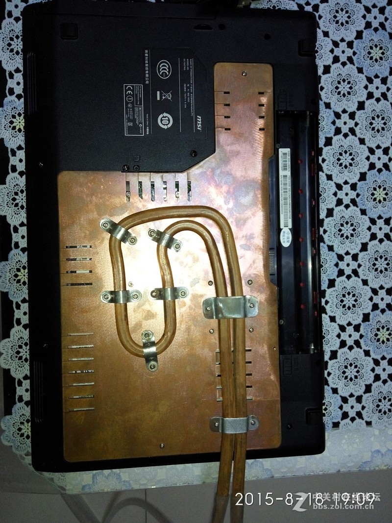 【ge60散热改造】GE60终极水冷改造+furmark、aida64温度测试