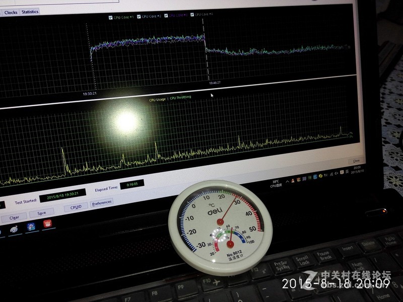 【ge60散热改造】GE60终极水冷改造+furmark、aida64温度测试