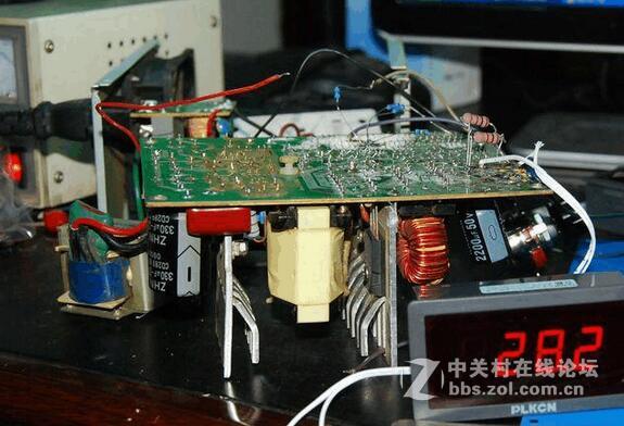 电脑ATX电源改0V-30V可调电源,电流7A