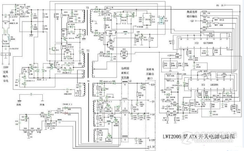 #航嘉图解# 电脑开关问题维修 附带电路图