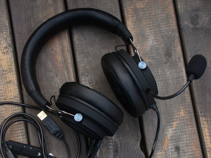 可拆卸mic雷柏vh150背光有线游戏耳机体验