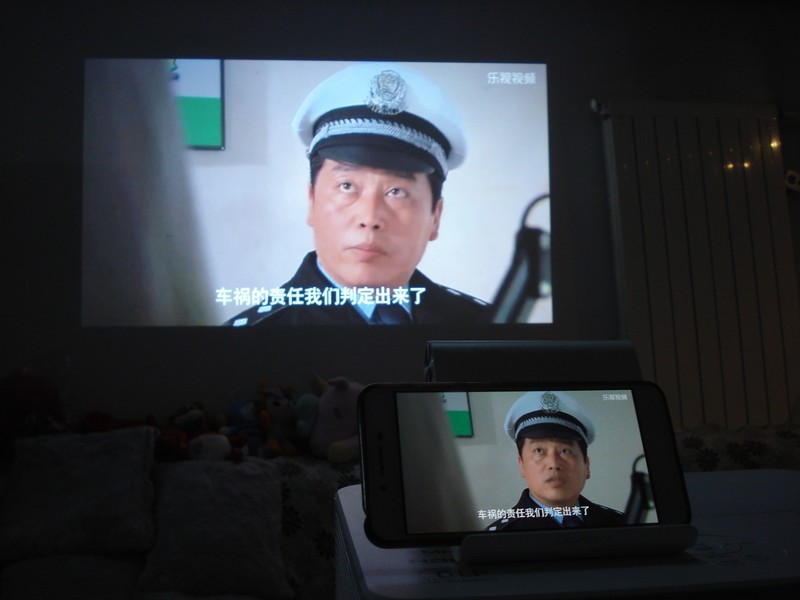 家用NEC NP-CD3100H投影机与电视果的结合---手机无线投影功能体验