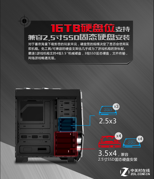 主流剑指960 游戏悍将霸道机箱好选择