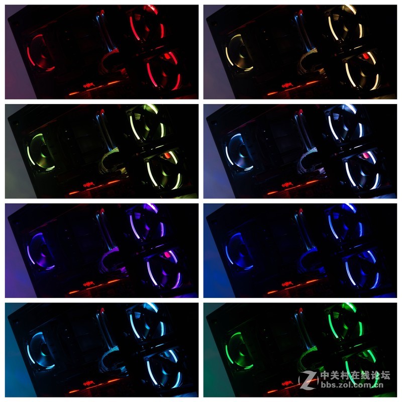 RGB灯效玩出范，TT Riing RGB 12cm 软件控制版3风扇套装开箱分享