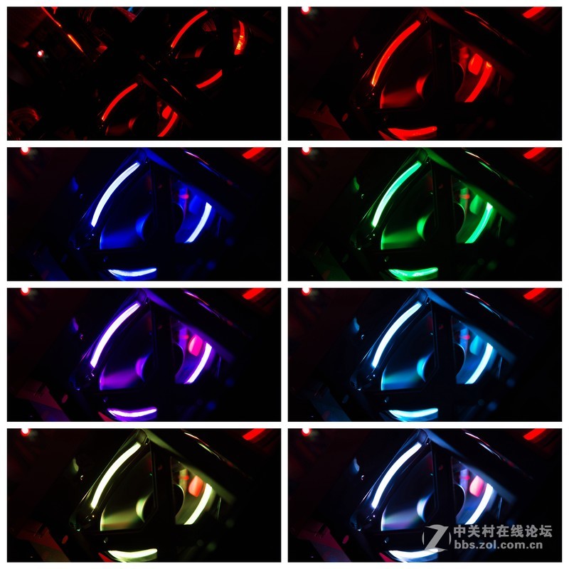 RGB灯效玩出范，TT Riing RGB 12cm 软件控制版3风扇套装开箱分享