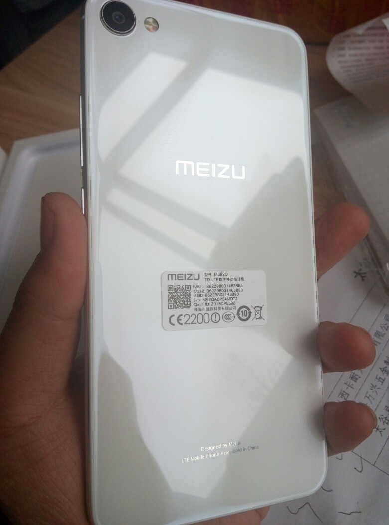 魅蓝X 全网通珠光白开箱