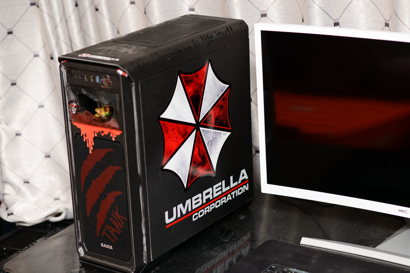 再秀下拉风的坦克水冷MOD，玩游戏超爽啊！