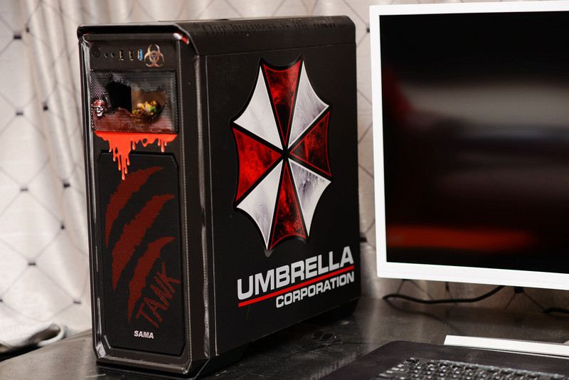 再秀下拉风的坦克水冷MOD，玩游戏超爽啊！