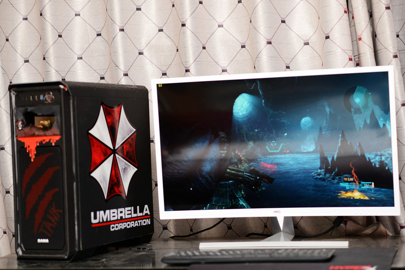 再秀下拉风的坦克水冷MOD，玩游戏超爽啊！