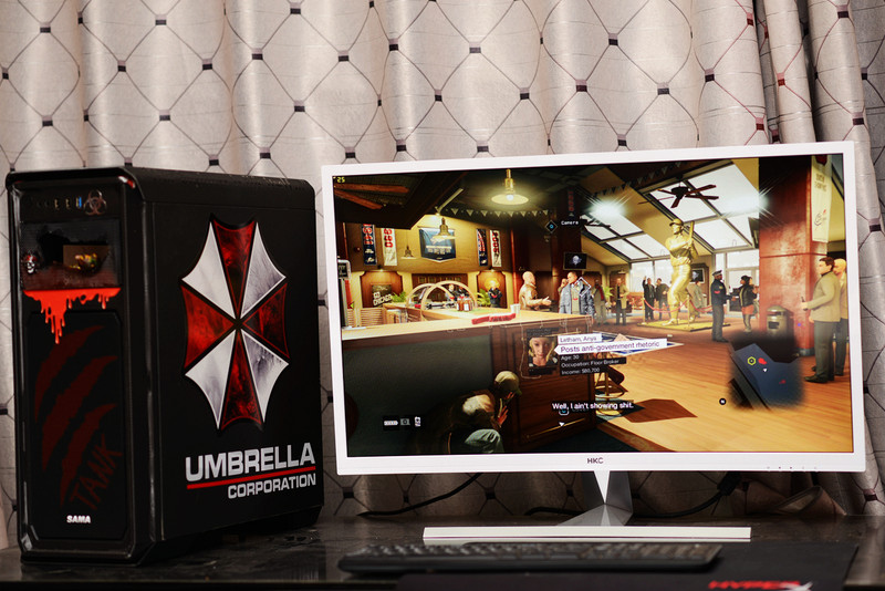 再秀下拉风的坦克水冷MOD，玩游戏超爽啊！