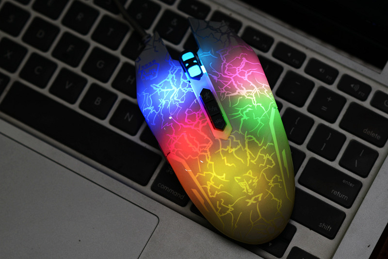 #外设#LOL专业电竞级鼠标，左右键可互换的狼印X7