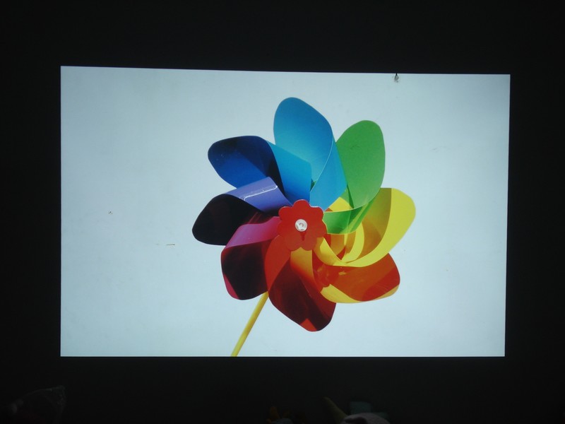 家用NEC NP-CD3100H投影机的实际图像测评效果图展示