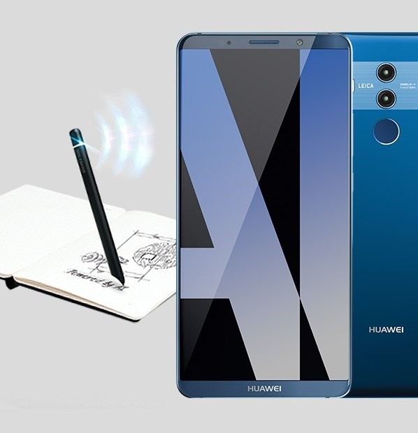 下周发！华为Mate 10 Pro智能手写笔曝光：真实纸张作图
