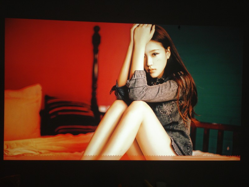 家用NEC NP-CD3100H投影机的实际图像测评效果图展示